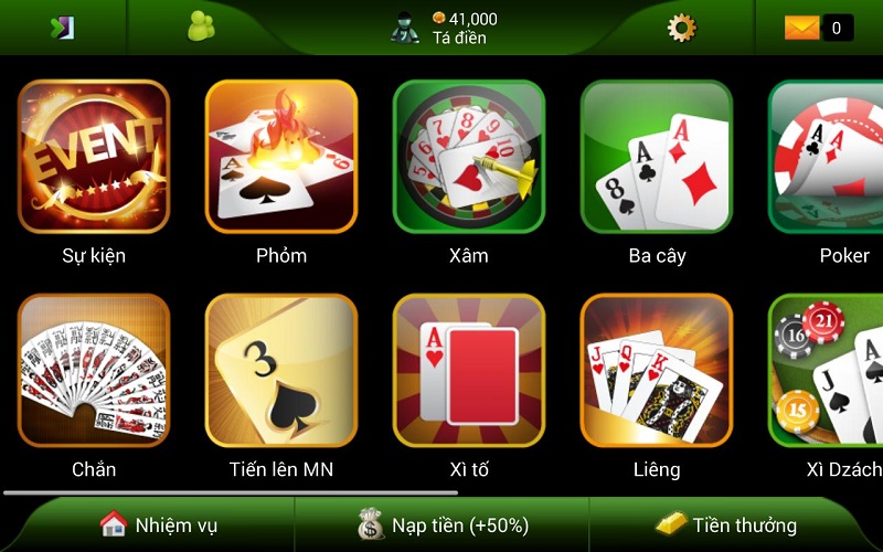 Giới thiệu sảnh game bài 88clb